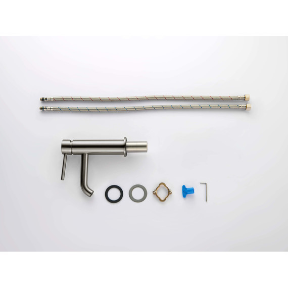 Смеситель для раковины Aquatek Европа AQ1310BGM, оружейная сталь, Цвет производителя: оружейная сталь - фото 8