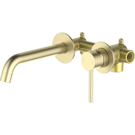Смеситель для раковины настенный Aquatek Европа AQ1313BG, золото шлифованное, Цвет производителя: золото шлифованное - фото 2