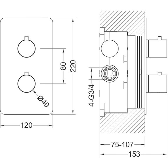 Смеситель для ванны Aquatek Европа AQ1392BG (со скрытой частью) золото шлифованное, Цвет производителя: золото шлифованное - фото 3