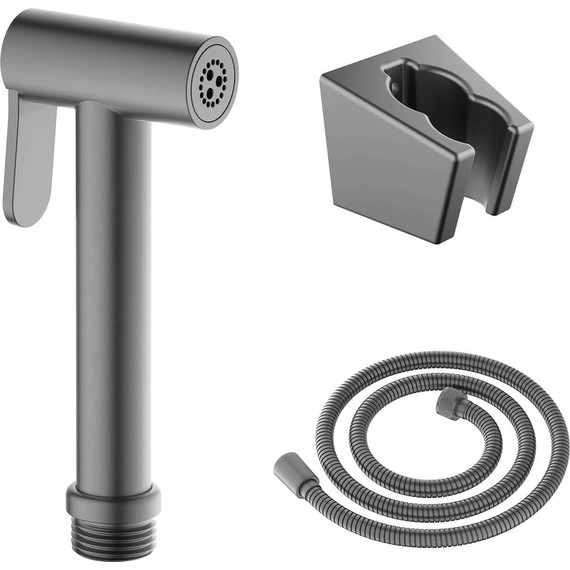 Гигиенический душ Aquatek AQ2054BGM, оружейная сталь - фото 2