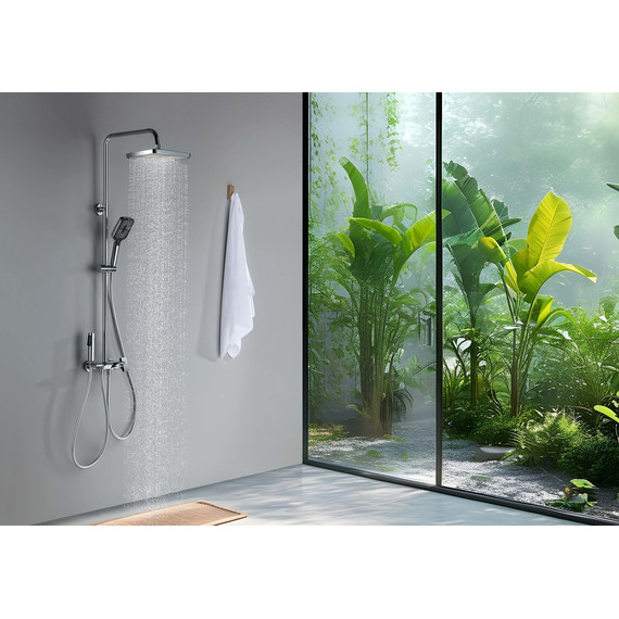 Душевая стойка Aquatek Поларис AQ3040CR (с гигиеническим душем), Цвет производителя: хром - фото 14