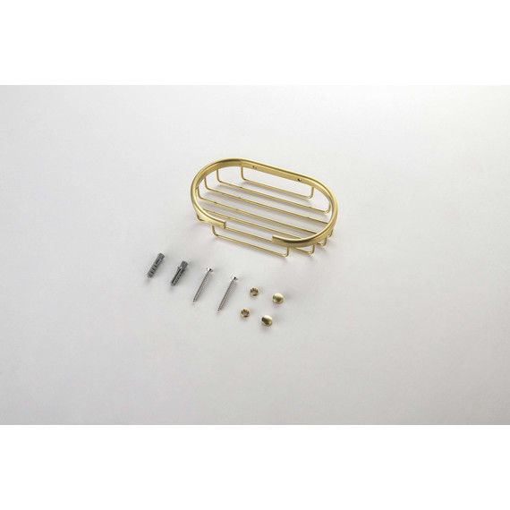 Мыльница Aquatek AQ4956BG, цвет золото шлифованное - фото 4