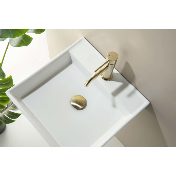 Донный клапан Aquatek AQ6002BG, золото шлифованное - фото 5