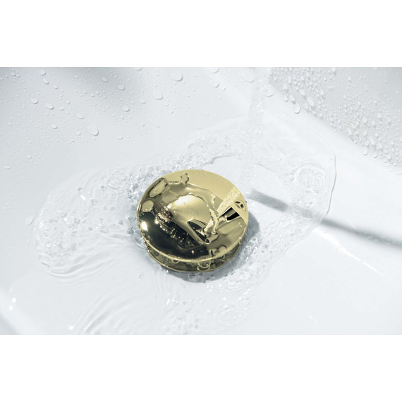 Донный клапан Aquatek AQ6002PG, золото полированное - фото 4