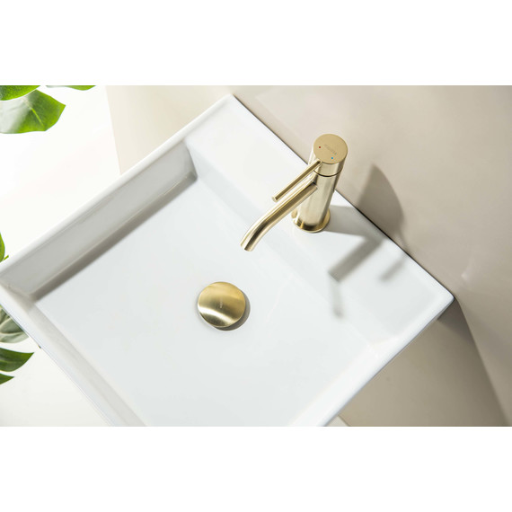 Донный клапан Aquatek AQ6003BG, золото шлифованное - фото 5