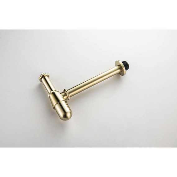 Сифон для умывальника Aquatek AQ6014BG, золото шлифованное - фото 5