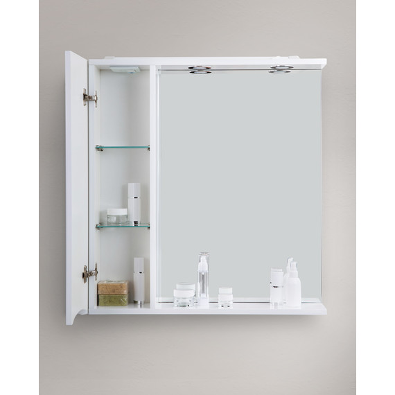 Зеркало-шкаф BelBagno 60 см MARINO-SPC-600/750-1A-BL-P-L, Bianco Lucido - фото 13