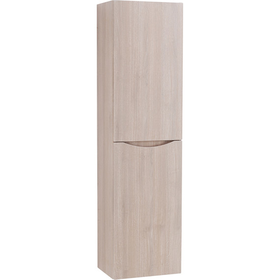 Пенал подвесной BelBagno FLY-MARINO-1500-2A-SC-RG-P-L 40 см, левый, Rovere Grigio - фото 2