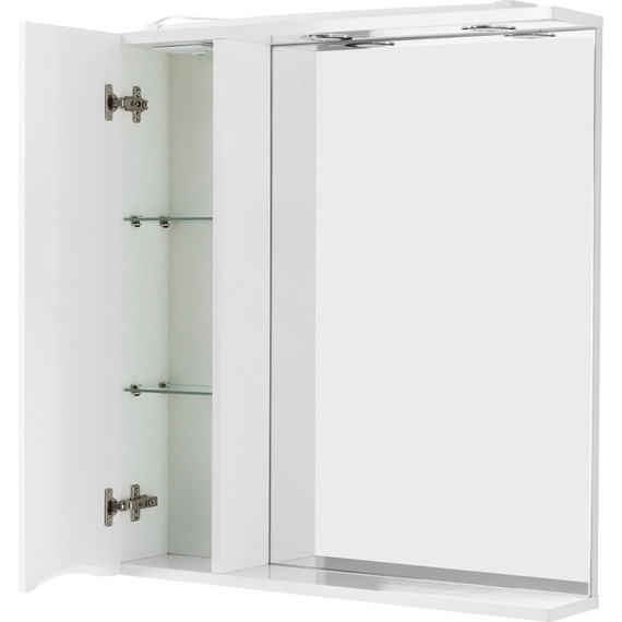 Зеркало-шкаф BelBagno 70 см MARINO-SPC-700/750-1A-BL-P-L, Bianco Lucido - фото 4