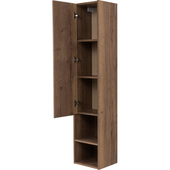 Пенал подвесной BelBagno KRAFT-1600-1A-SC-RT-L 33 см, Rovere Tabacco - фото 4