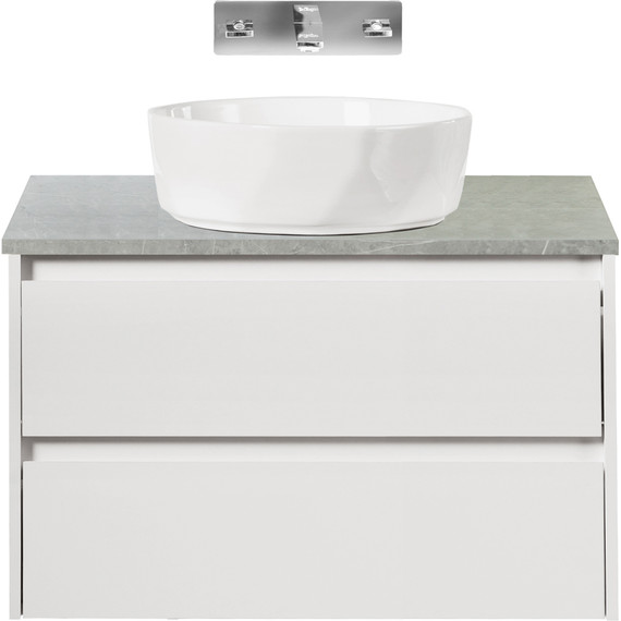 Столешница BelBagno Bellagio 80 см KEP-80-MGL-W0, Marmo Grigio Lucido - фото 3