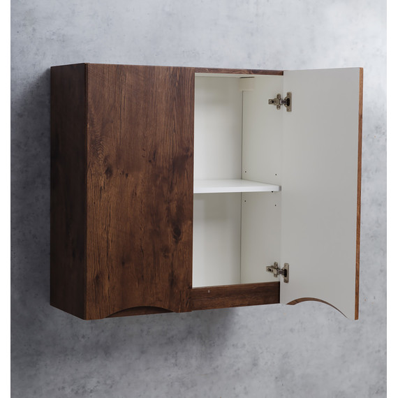 Шкаф подвесной BelBagno FLY-MARINO-700-2A-SC-RW-P 70 см, Rovere Moro - фото 4