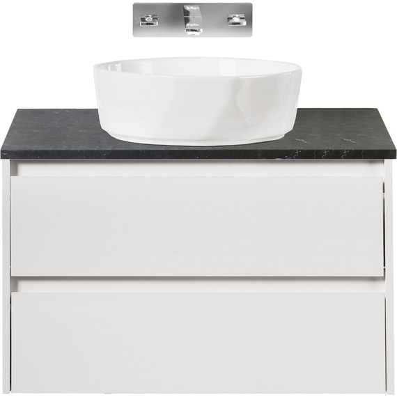 Столешница BelBagno Bellagio 80 см KEP-80-MNO-W0, Marmo Nero Opaco - фото 3