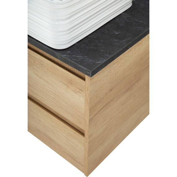 Столешница BelBagno Bellagio 90 см KEP-90-MNO-W0, Marmo Nero Opaco - фото 4