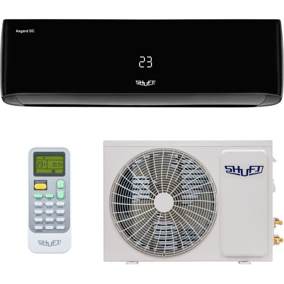 Сплит-система инверторного типа Shuft Asgard DC Black SFTHAI-09HN8/BL - фото 8