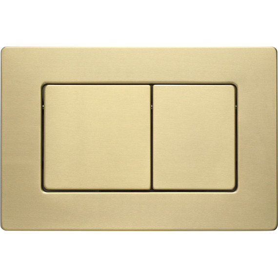 Кнопка смыва Veconi Flush FLV8-G, золото брашинг - фото 