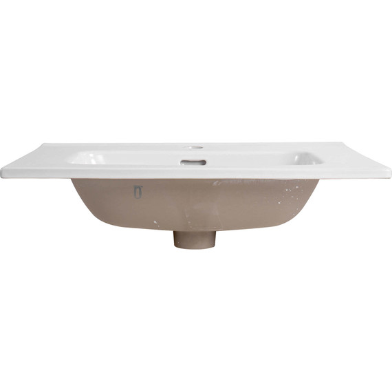 Тумба подвесная с раковиной Aquatek 60 см AQ77060-MW, белый матовый - фото 10