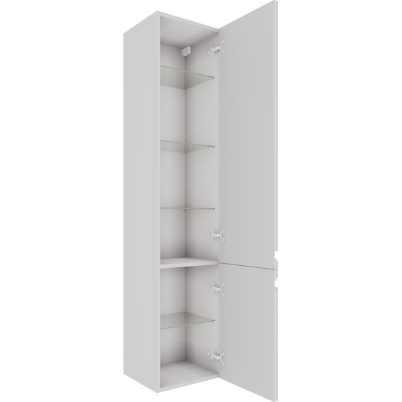 Пенал подвесной Aquatek 35 см AQ70035R-MW, белый матовый - фото 2