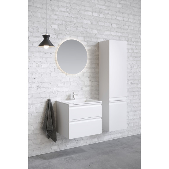 Пенал подвесной Aquatek 35 см AQ70035L-MW, белый матовый - фото 3