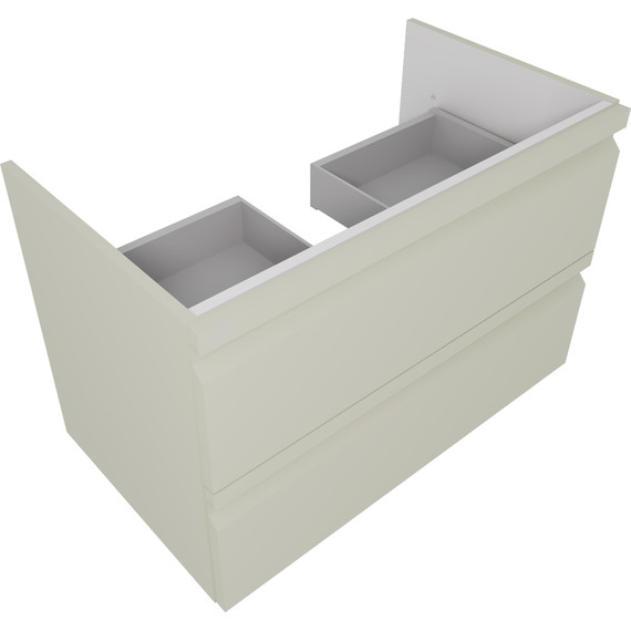 Тумба подвесная с раковиной-столешницей Aquatek 80 см AQ77080-GS, шалфей зеленый - фото 3