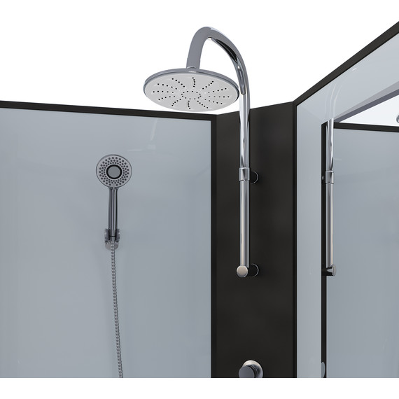 Гидробокс Niagara 90x90 см 67081414BKTG, чёрный/прозрачное - фото 4