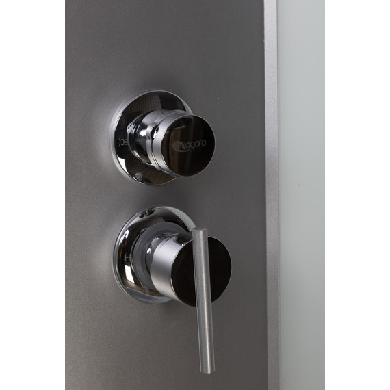 Душевая кабина Niagara 80x80 см NG-2307-14BKT, серебро/матовое - фото 6