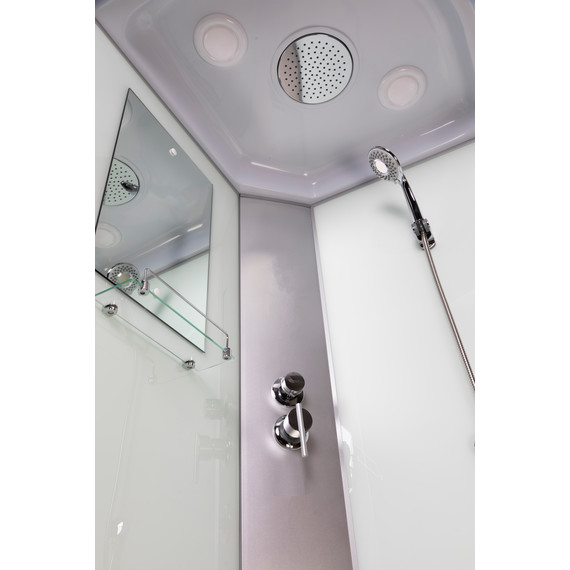 Гидробокс Niagara 90x90 см 11011423F, серебро/матовое - фото 12