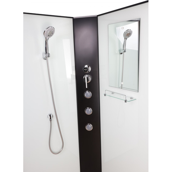 Гидробокс Niagara 80x80 см 67071414BKTG, чёрный/прозрачное - фото 5