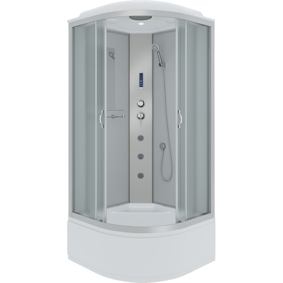 Гидробокс Niagara 80x80 см 23071424F, серебро/матовое - фото 2