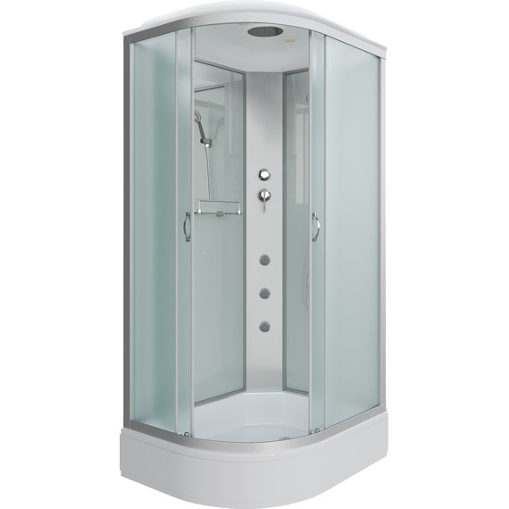 Гидробокс Niagara 130x90 см 333944RG, серебро/матовое - фото 2