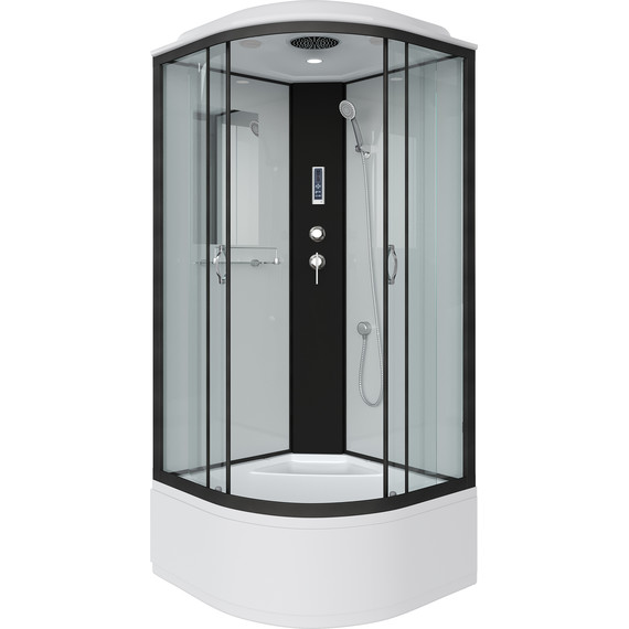 Душевая кабина Niagara 80x80 см 67071414P, чёрный/прозрачное - фото 2