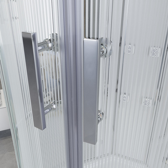 Гидробокс Niagara 100x100 см 7020164, хром/матовое - фото 10