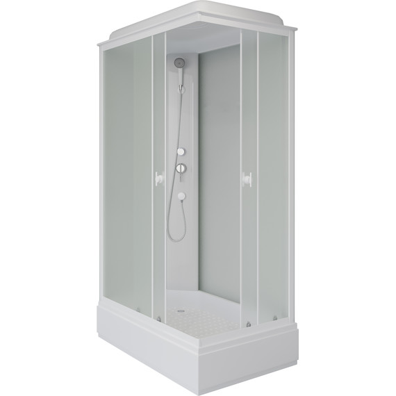 Душевая кабина Niagara 100x80 см P100/80/26Q/MT, белый/матовое - фото 2