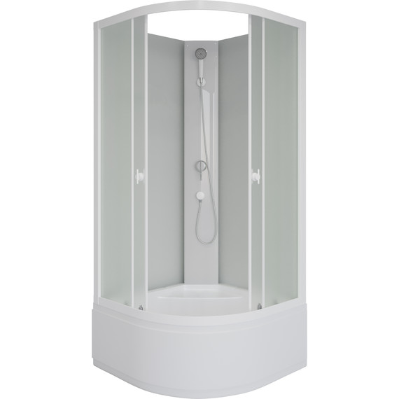 Душевая кабина Niagara 80x80 см P80/40/MT/BK, белый/матовое - фото 2