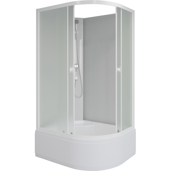 Душевая кабина Niagara 110x80 см P110/80/40L/MT/BK, белый/матовое - фото 2