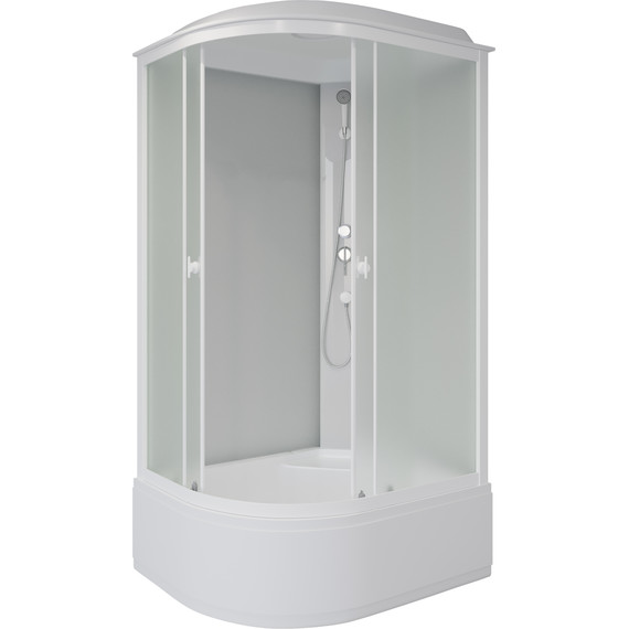 Душевая кабина Niagara 110x80 см P110/80/40R/MT, белый/матовое - фото 2