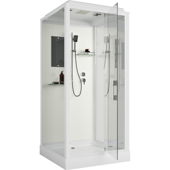 Душевая кабина Niagara 100x100 см ST100/15Q, белый/прозрачное - фото 2