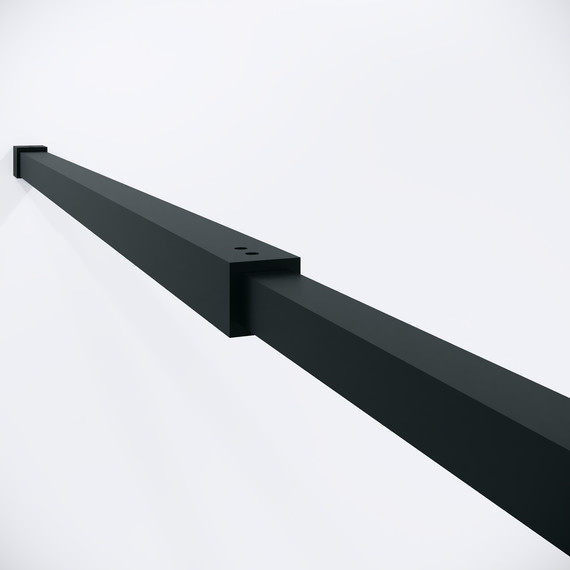 Душевая перегородка Niagara Nova 90 см NG-582-90BLACK, чёрный матовый/матовое - фото 7