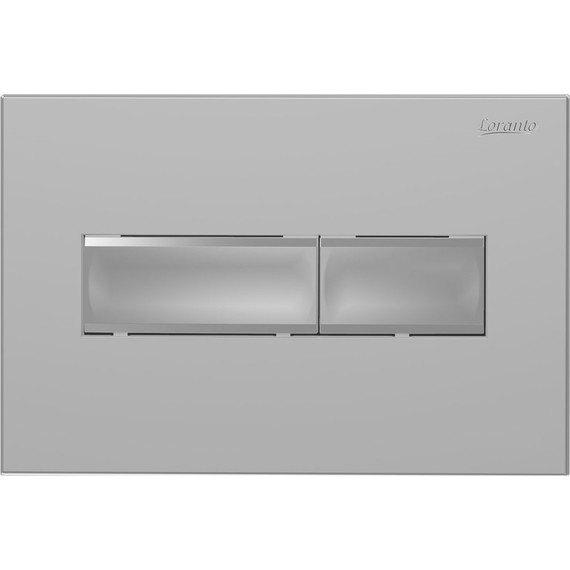 Кнопка смыва Loranto Prestige 7521, хром матовый - фото 