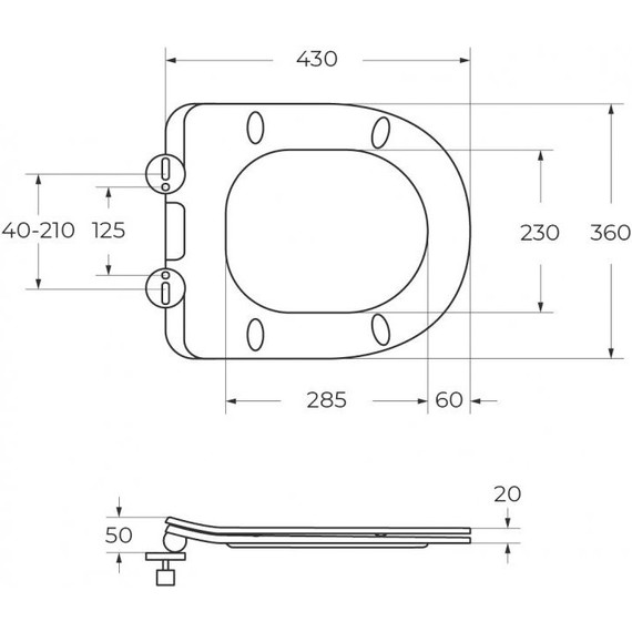 Унитаз подвесной безободковый BelBagno Uno 2.0 BB7306CHR/SC с тонкой крышкой микролифт, Цвет производителя: белый - фото 11