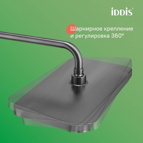 Душевая стойка Iddis Parker PARGM3Fi06, графит матовый - фото 10