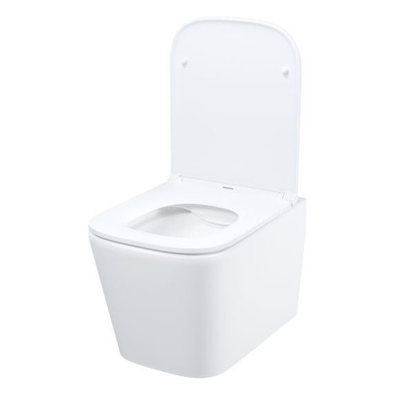 Унитаз подвесной безободковый Iddis Bild BILRNSEi25 с тонкой крышкой микролифт - фото 2