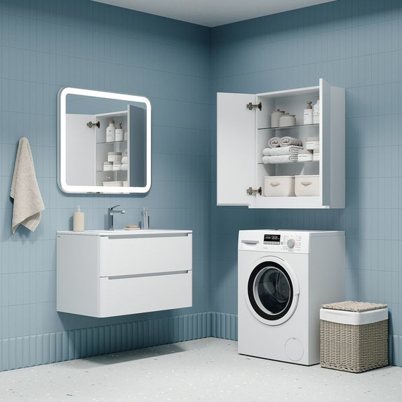 Шкаф подвесной Iddis Edifice 60 см EDI60W0i97, белый - фото 3