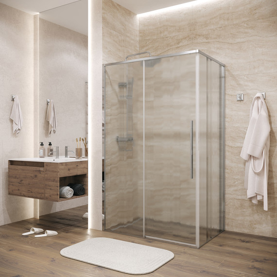 Душевое ограждение Grossman Galaxy 120x70 см 120.K33.01.1270.10.02, хром/шиншилла - фото 