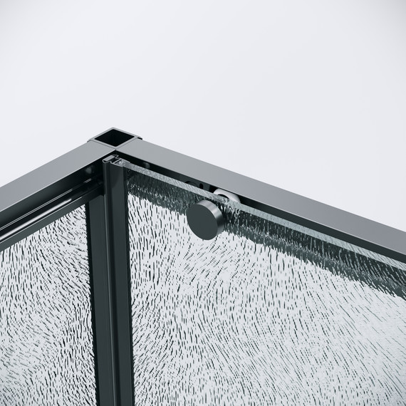 Душевое ограждение Grossman Galaxy 100x80 см 120.K33.01.1080.21.02, чёрный матовый/шиншилла - фото 8