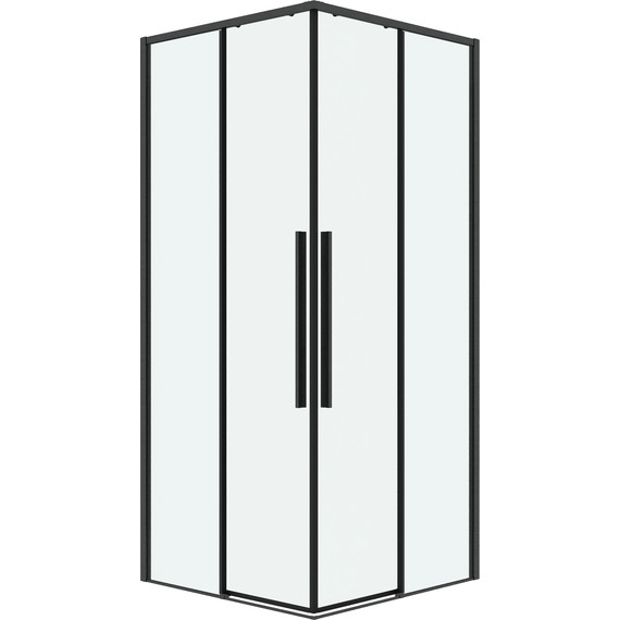 Душевое ограждение Grossman Galaxy 70x70 см 300.K33.01.7070.42.00, графит сатин/прозрачное - фото 3