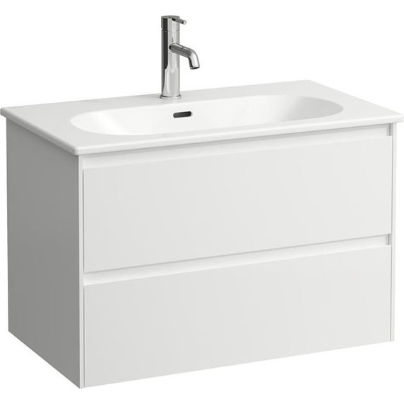 Тумба подвесная с раковиной Laufen Lua 80 см 8.6008.7.260.104.1 - фото 