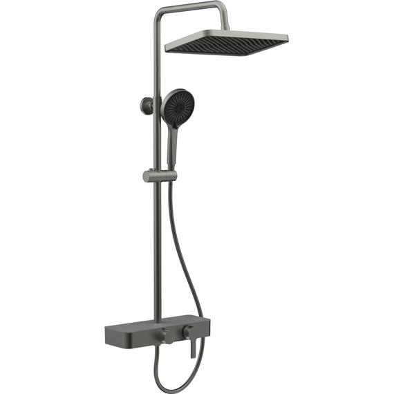 Душевая стойка Veconi FO-210-GR-C4, графит, Цвет производителя: графит - фото 