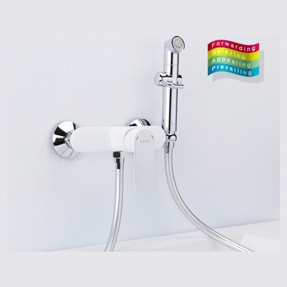 Набор для гигиенического душа Gappo Noar G2048-8, белый/хром - фото 7