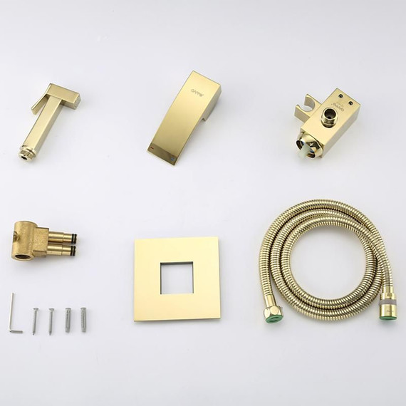 Набор для гигиенического душа Gappo G7207-3, золото - фото 13